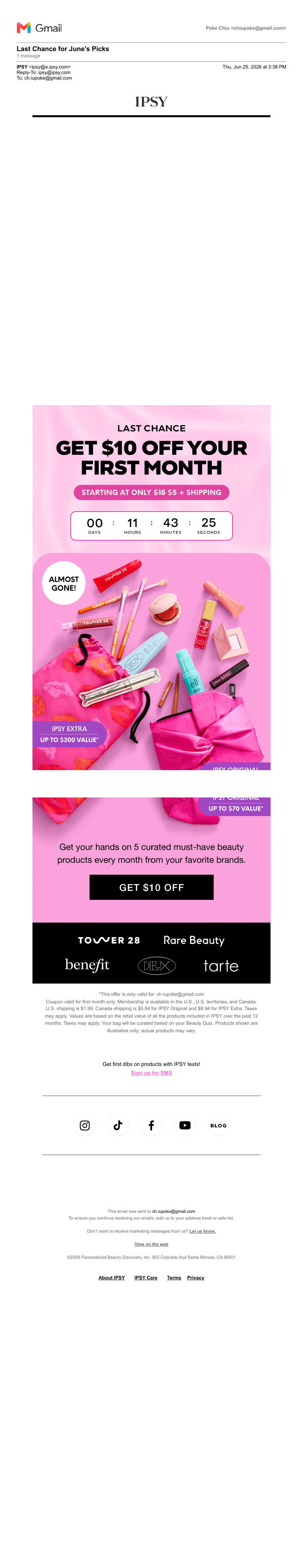 Day 13 email — Last Chance with countdown timer